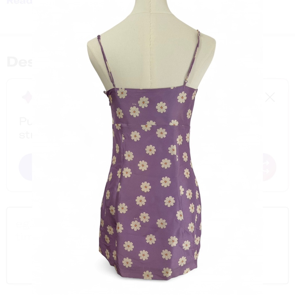 90's Retro Inspired The Christy Dress by Réalisation Par 100% Silk - Small - Picture 3 of 10